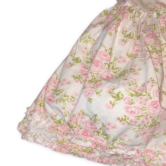 Polly & Friends Girls Pink Multi-Layered Tulle Floral Dress Size 5 - Picture 4 of 7